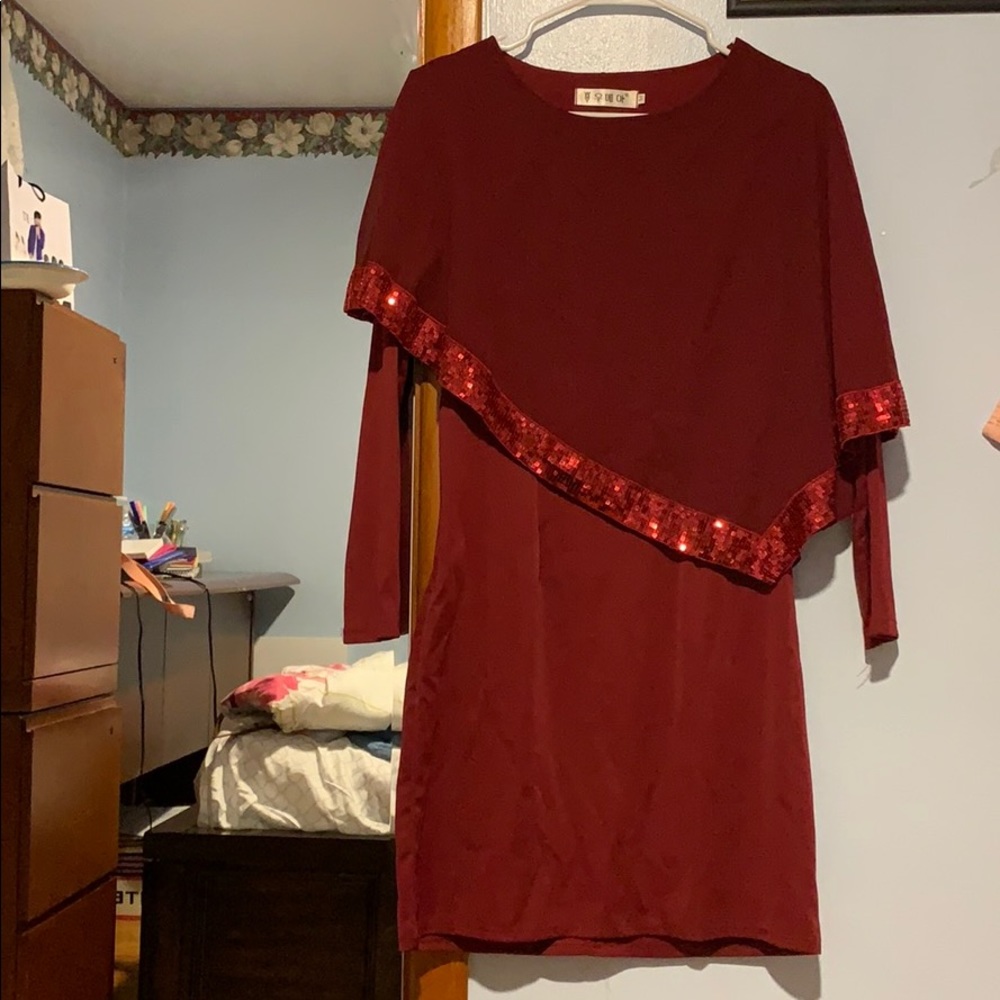 Red dress
